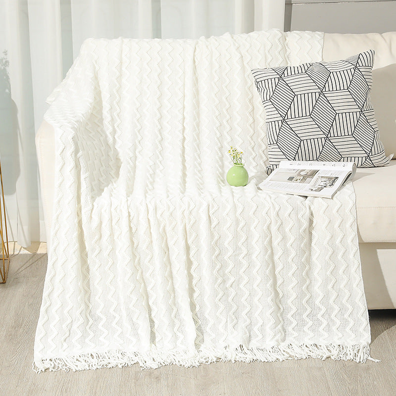Home Decorative Woven Throw Blanket
