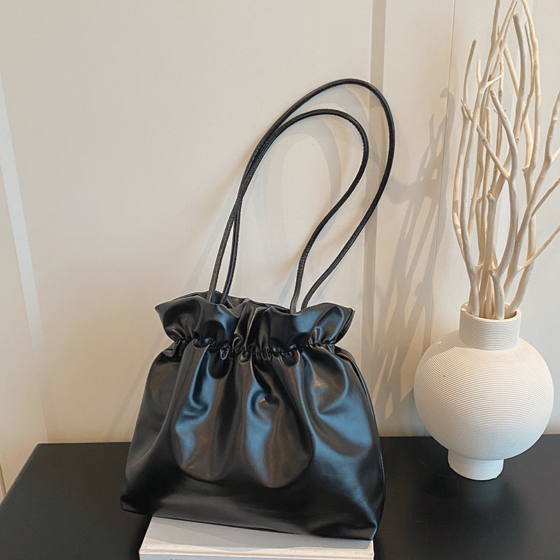 Functional Drawstring Handbag