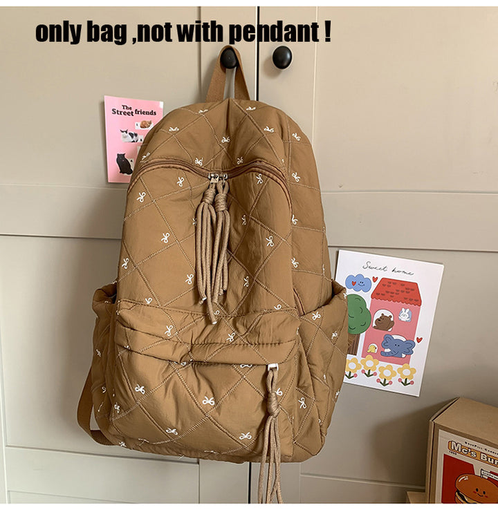 Quilted Casual School Backpack Stornfield