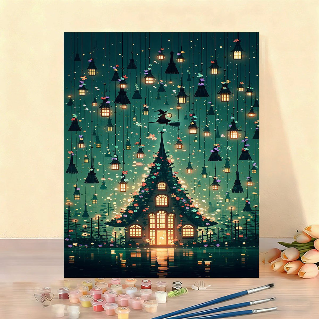 Whimsical Forest Adventure Art Print Stornfield