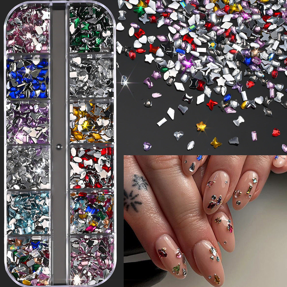Nail Art Decorative Gemstone Set