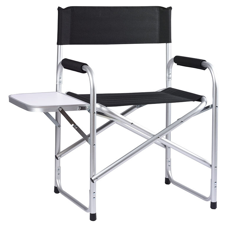 Comfortable Folding Chair With Side Shelf Stornfield