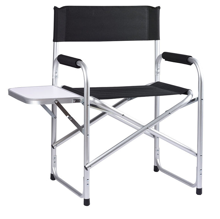 Comfortable Folding Chair With Side Shelf Stornfield