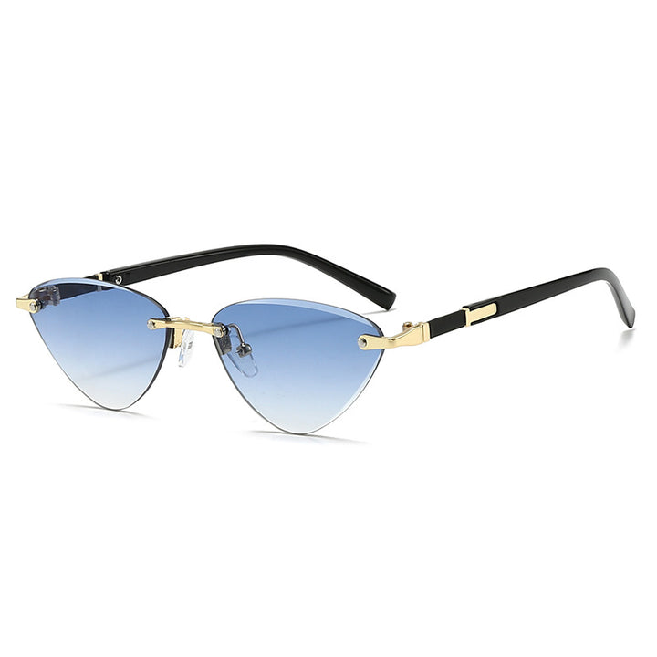 Ladies fashionable Cat-Eye sunglasses with elegant metal frame Stornfield
