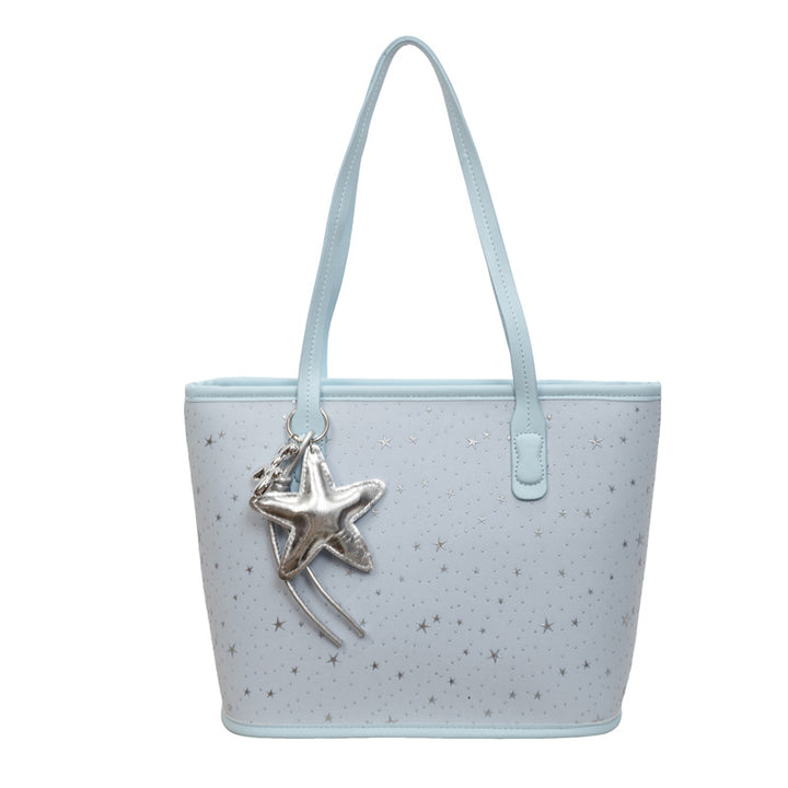 Trendy Star-Print Tote Bag Stornfield