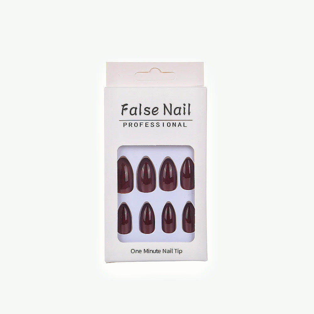 Acrylic nails with elegant almond shape Stornfield