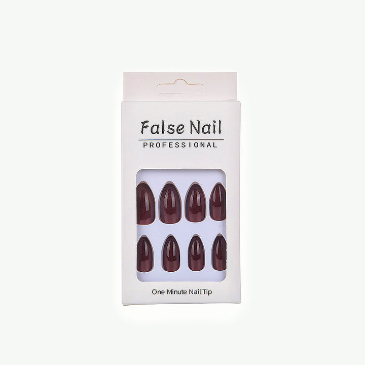 Acrylic nails with elegant almond shape Stornfield