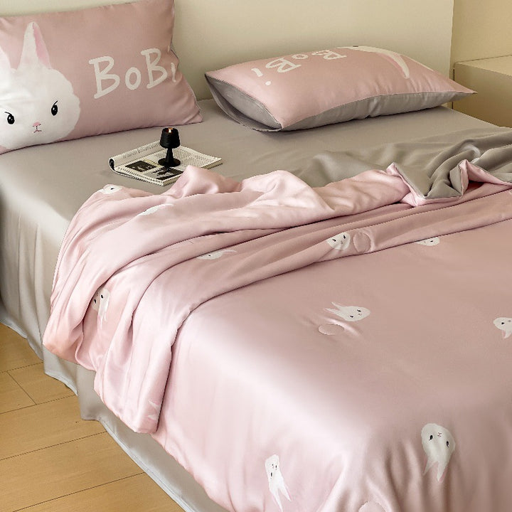 Cute Cartoon Dog-Themed Bedding Set