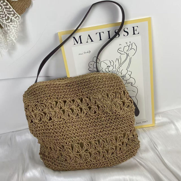 Woven Material Handbag with Adjustable Shoulder Strap Stornfield