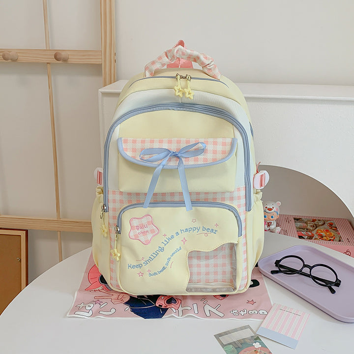 Playful Patterned School Backpack Stornfield