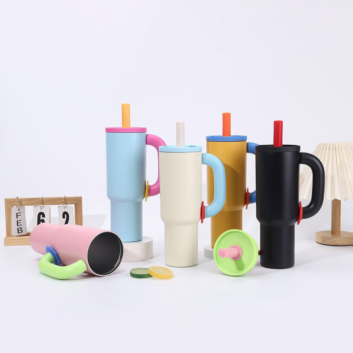 Women's stylish insulated mugs with integrated drinking spout Stornfield