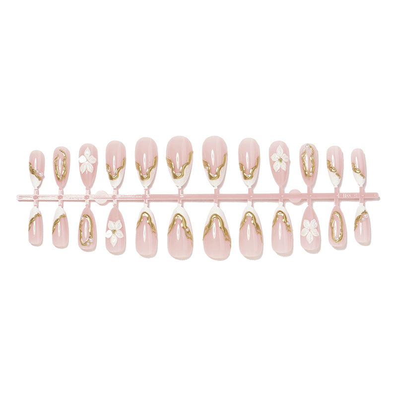 Elegant Floral Design Press-On Nails Stornfield