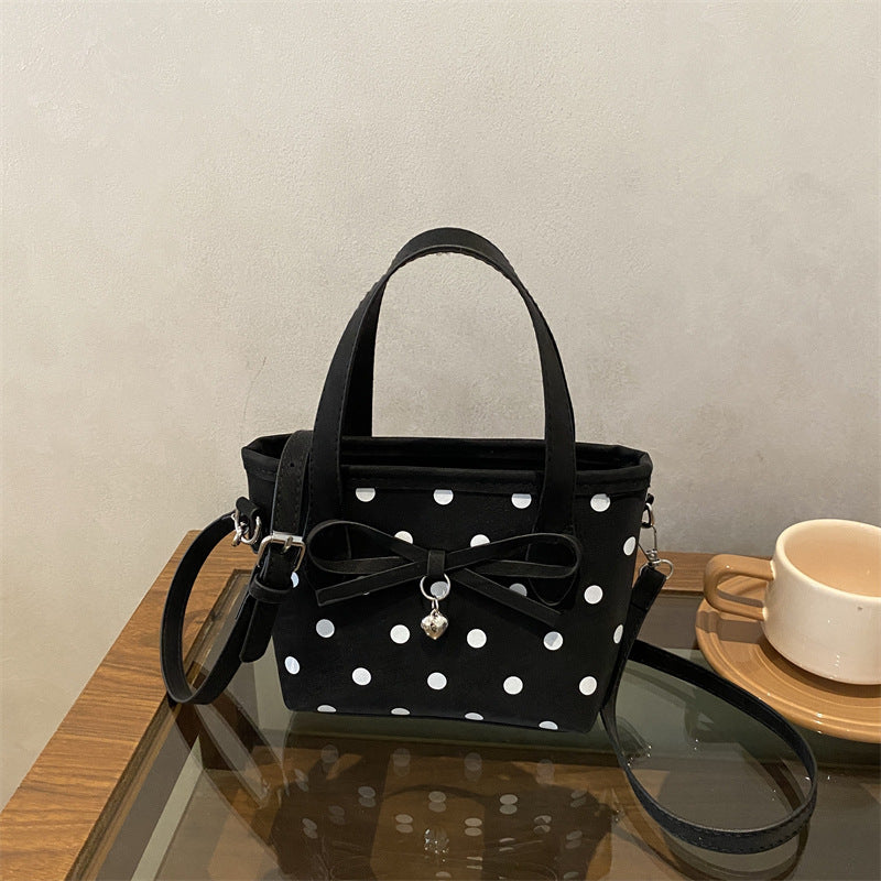 Charming Polka Dot Mini Handbag