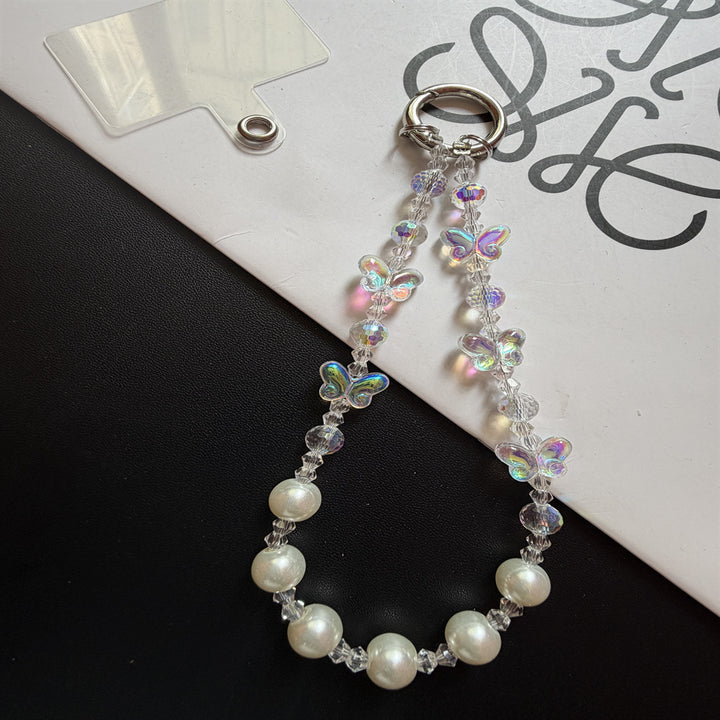 Elegant Beaded Charm Keychain Holder Stornfield