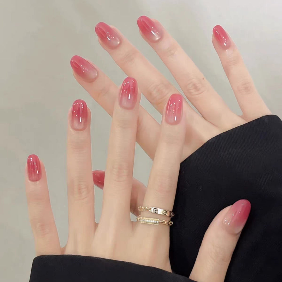 Artificial nails with elegant ombre effect Stornfield