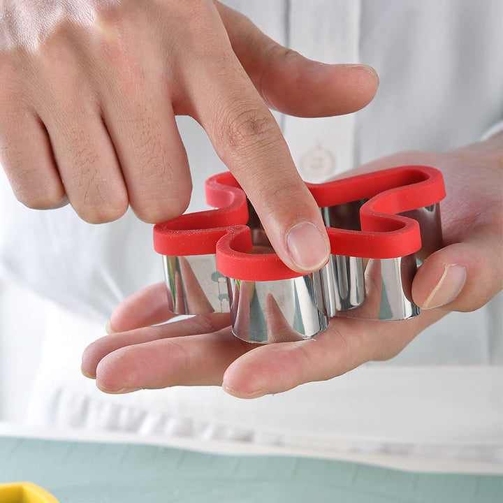 Silicone cookie cutter set for creative cookie decoration Stornfield