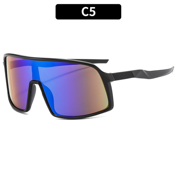 Oversized Protective Shield Sunglasses