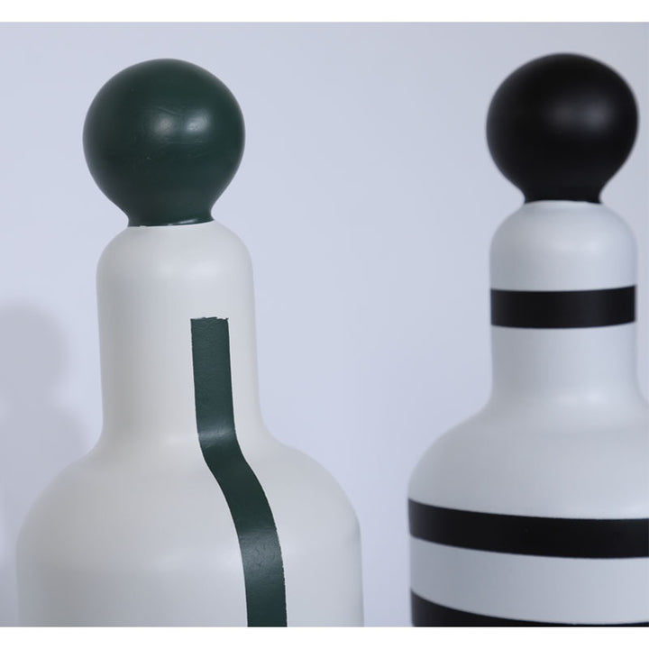 Decorative Geometric Art Bottles