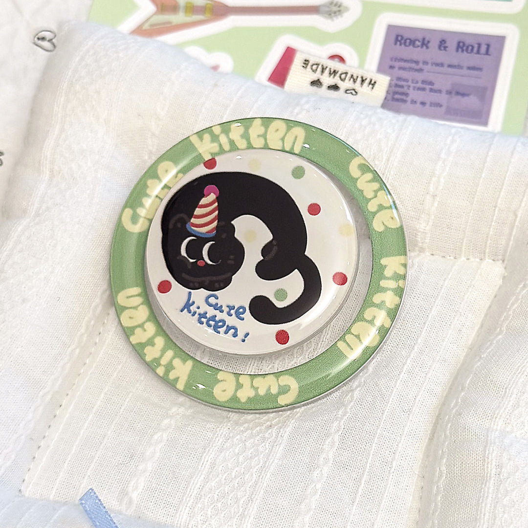 Funnier pin with cat motif Stornfield
