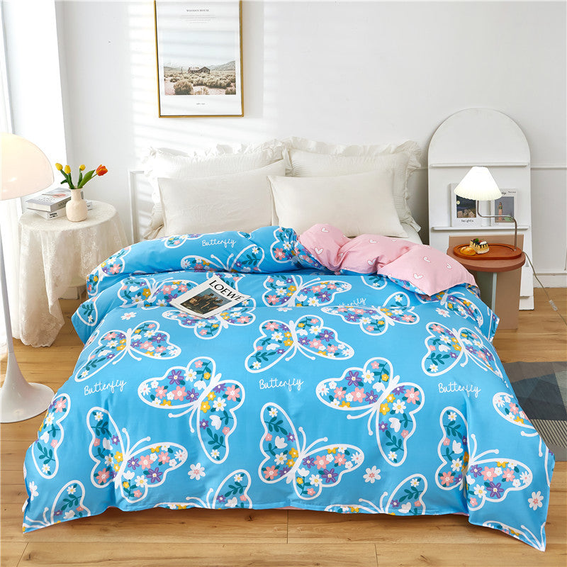 Elegant Floral Patterned Duvet Cover Set