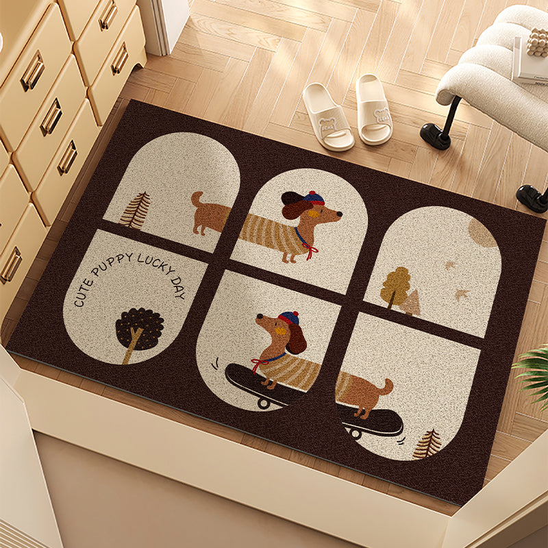 Fun Dog-Themed Indoor Welcome Mat