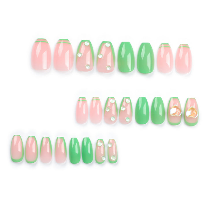 Creative Nail Art with Glitter and Heart Decorations Stornfield