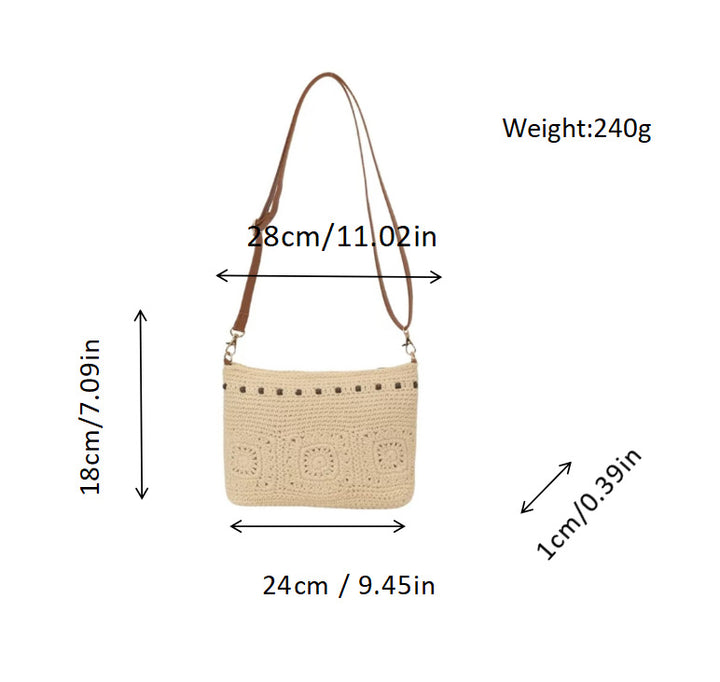 Handbag with Fine Crochet Patterns Stornfield