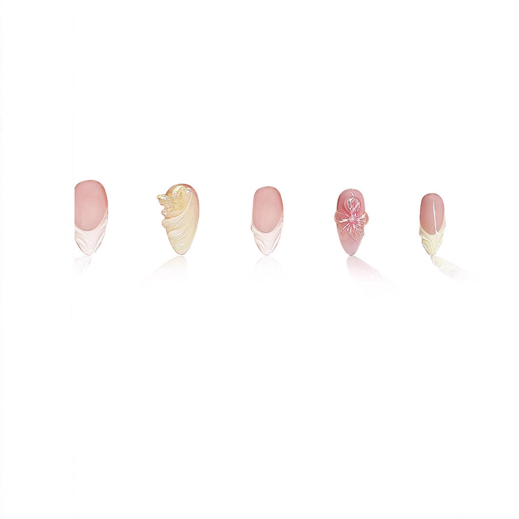 Floral Vintage Press-On Nail Art Stornfield