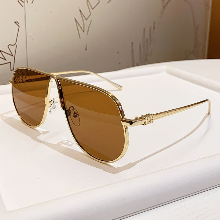 Men's Luxurious Oversized Aviator Sunglasses Stornfield