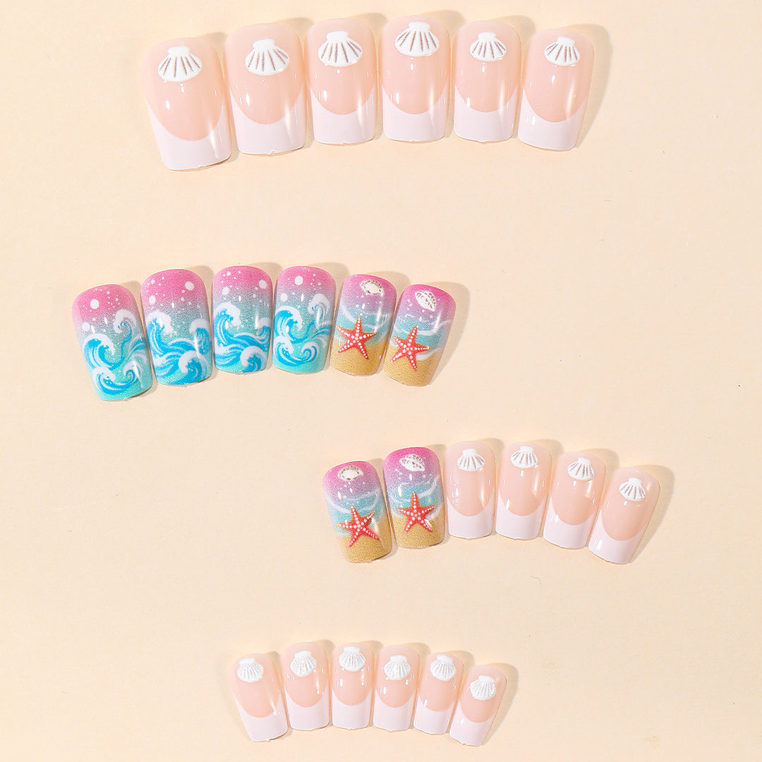 Ocean-Themed Nail Art Set Stornfield