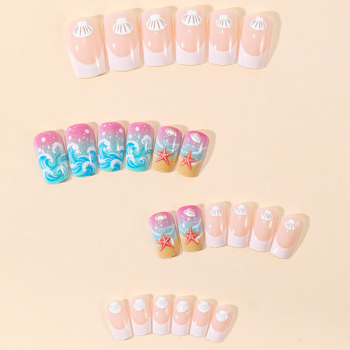 Ocean-Themed Nail Art Set Stornfield