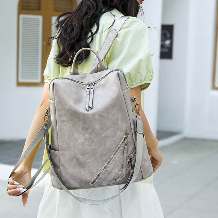 Fashionable Multi-Zipper Backpack Stornfield