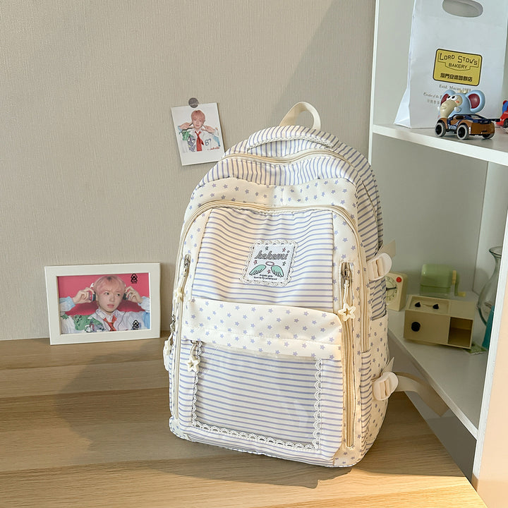 Cute Star-Patterned School Backpack Stornfield