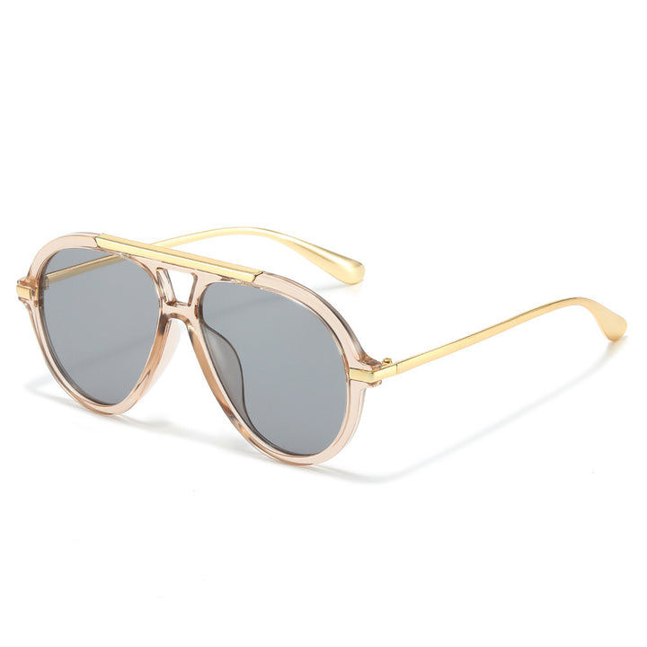 Fashion-Forward Futuristic Round Sunglasses Stornfield