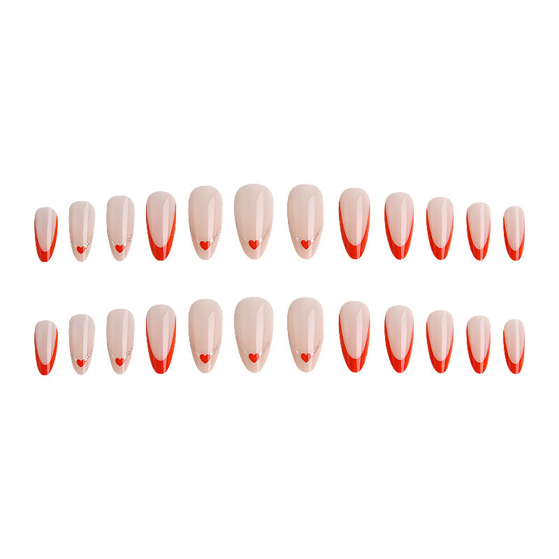 Artificial nails in modern heart design Stornfield