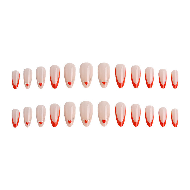Artificial nails in modern heart design Stornfield