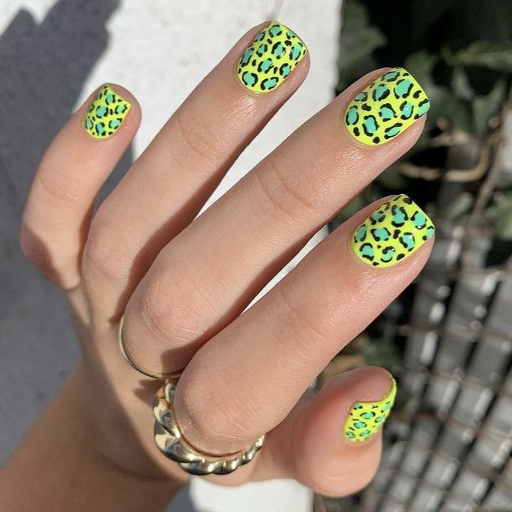 Artificial nails with animal leopard pattern Stornfield