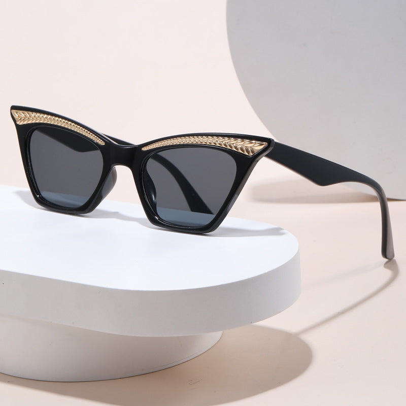 Ladies Cat-Eye Sunglasses with Luxurious Detail Stornfield