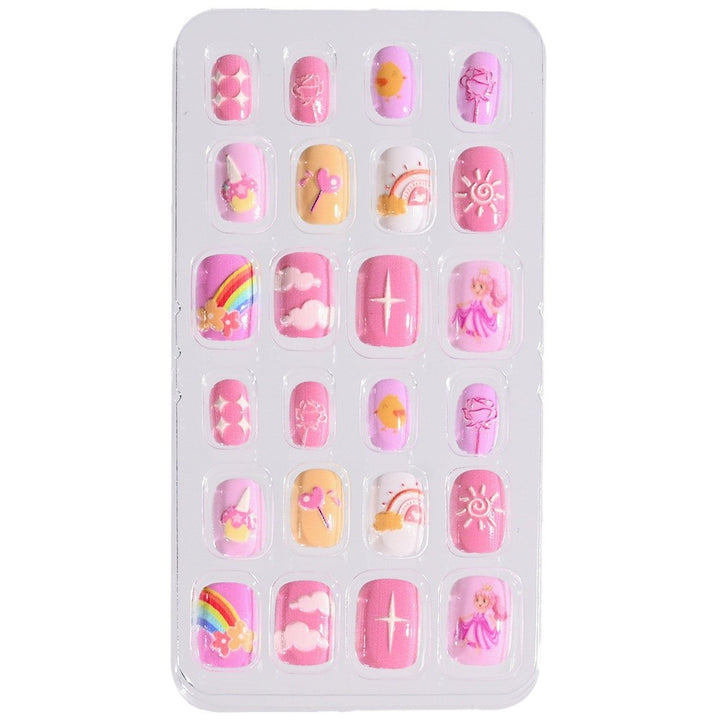 Children's Themed Decorative Press-On Nail Set Stornfield
