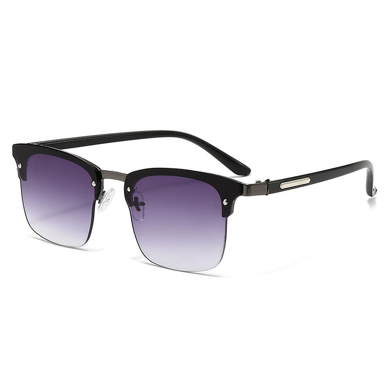 Ladies elegant square sunglasses with metallic accents Stornfield