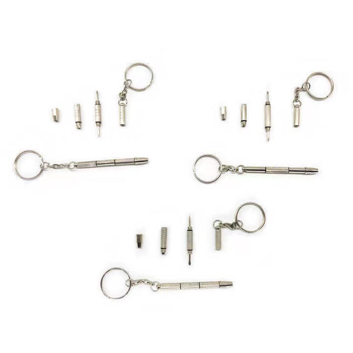 Multi-Functional Eyewear Repair Tool Keychain Stornfield