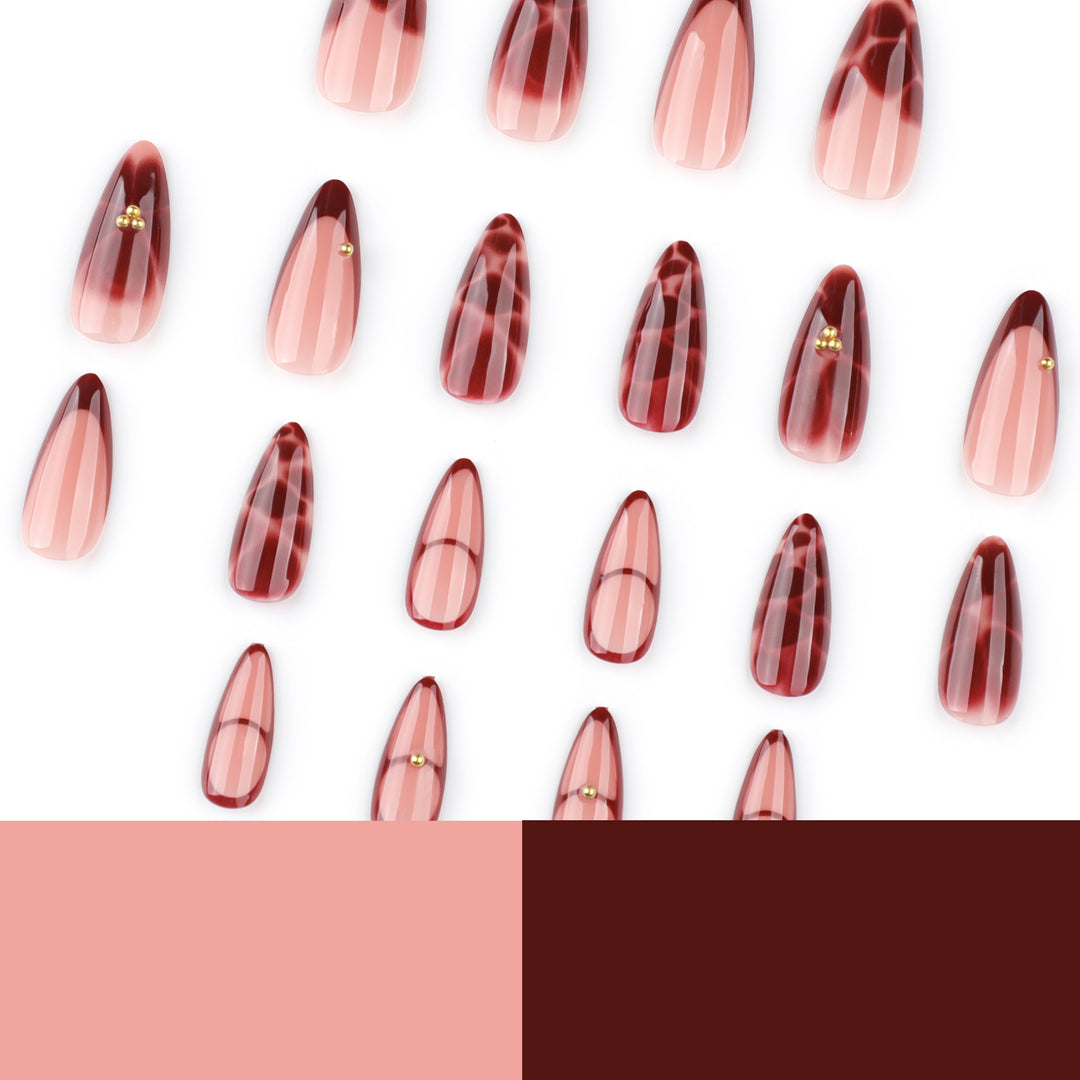 Artificial nails with elegant decorations Stornfield