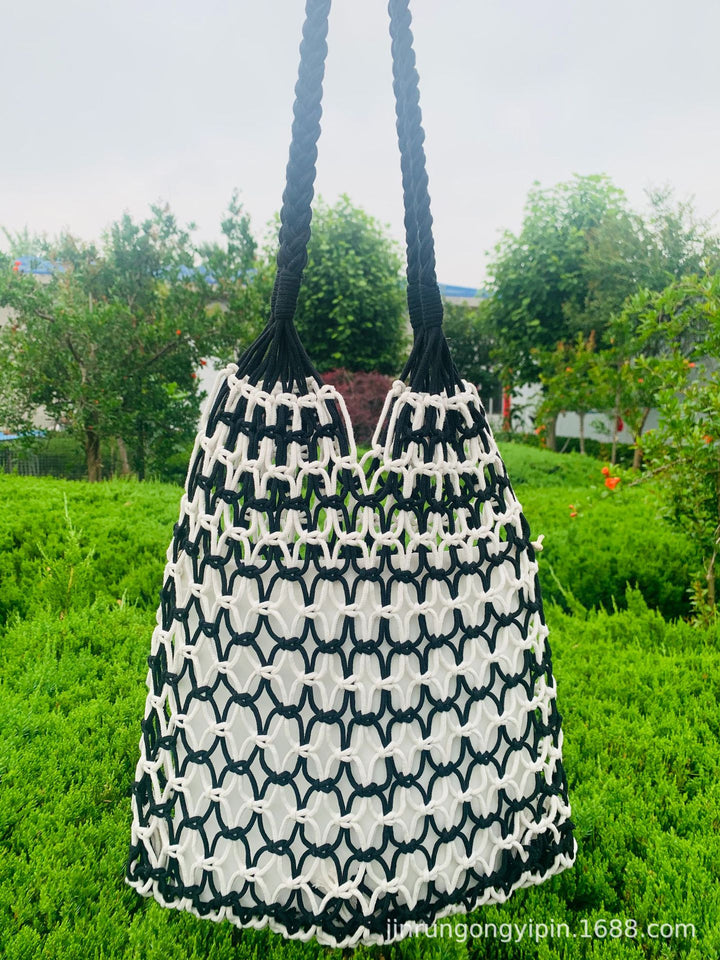 Handcrafted mesh tote bag made of tear-resistant material Stornfield