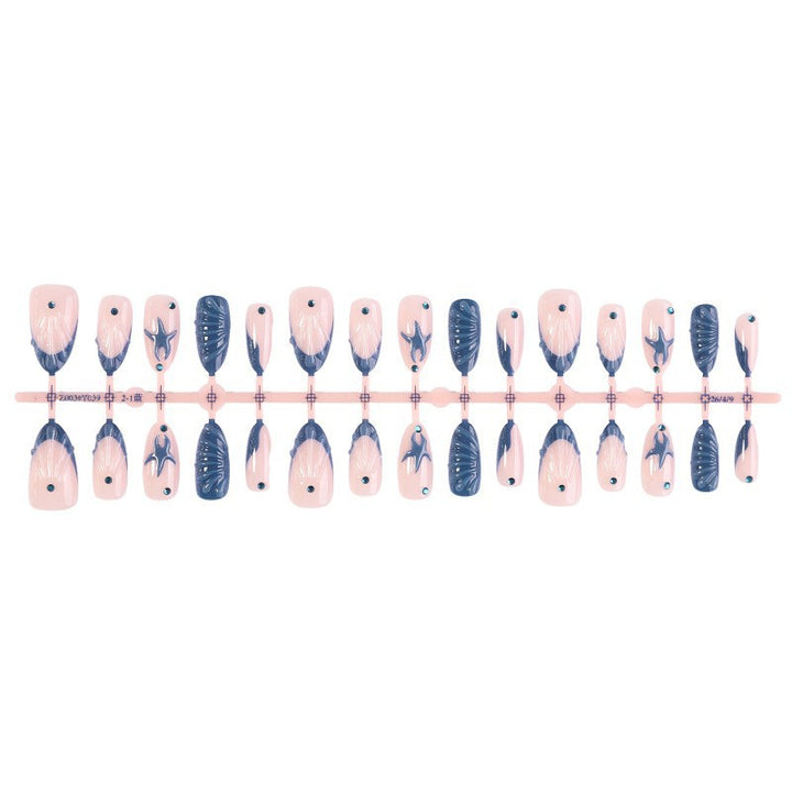 Artistic Nail Design Set with Oceanic Elements Stornfield