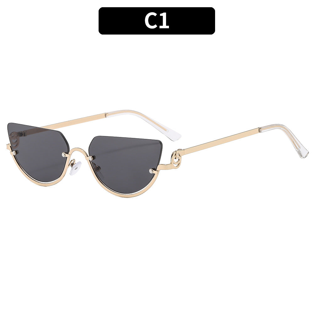 Futuristic Cat-Eye Sunglasses