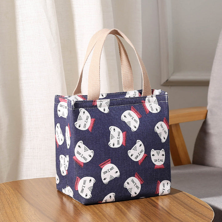 Cute Cat Print Tote Bag Stornfield