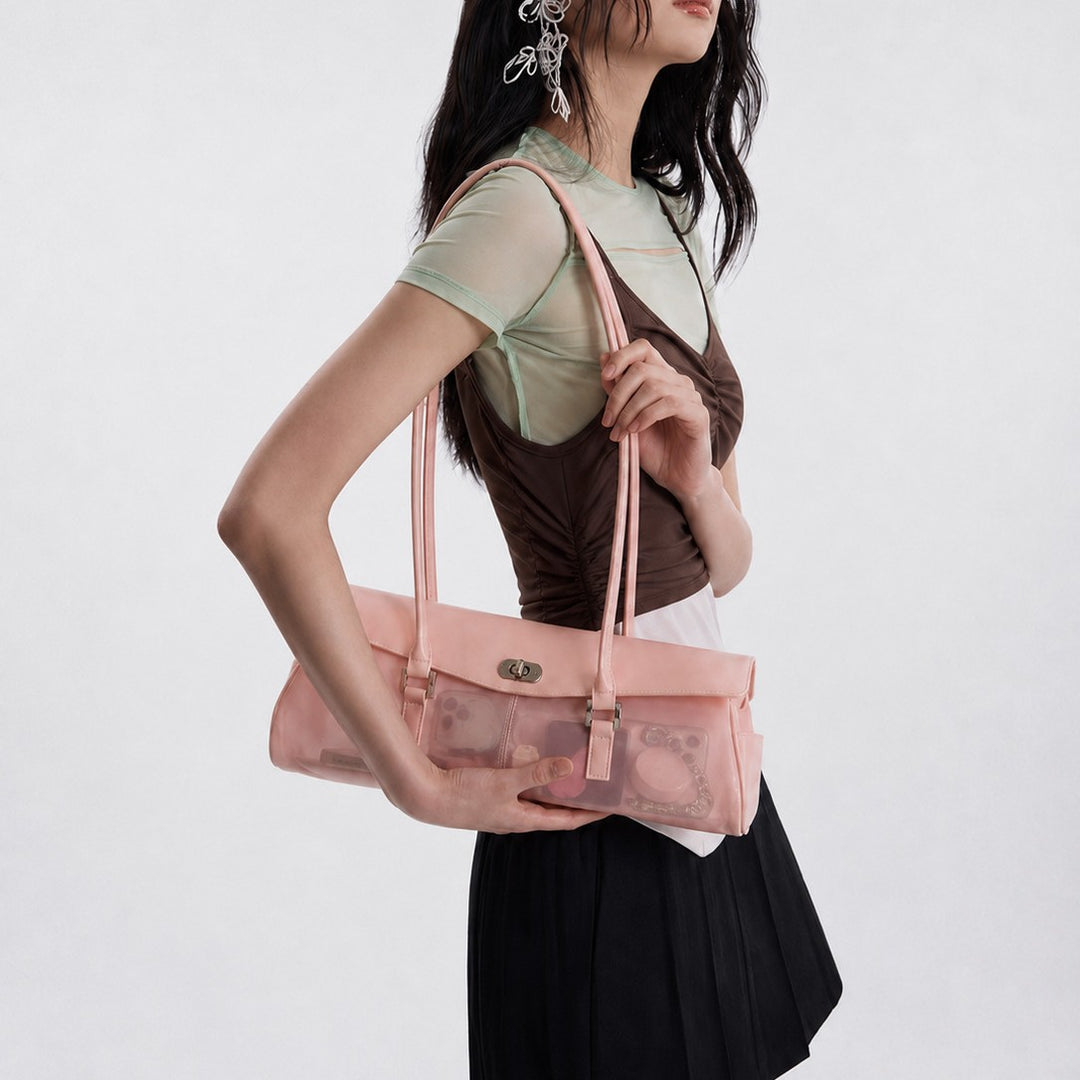 Elegant Structured Handheld Purse