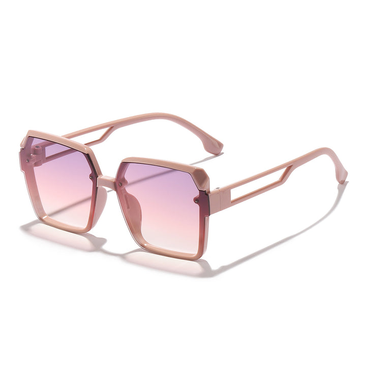 Women's oversized sunglasses with trendy, transparent design Stornfield