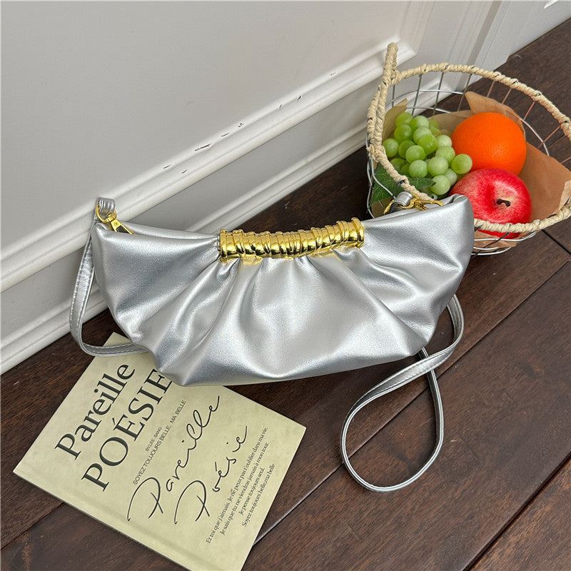Stylish Gathered Evening Clutch