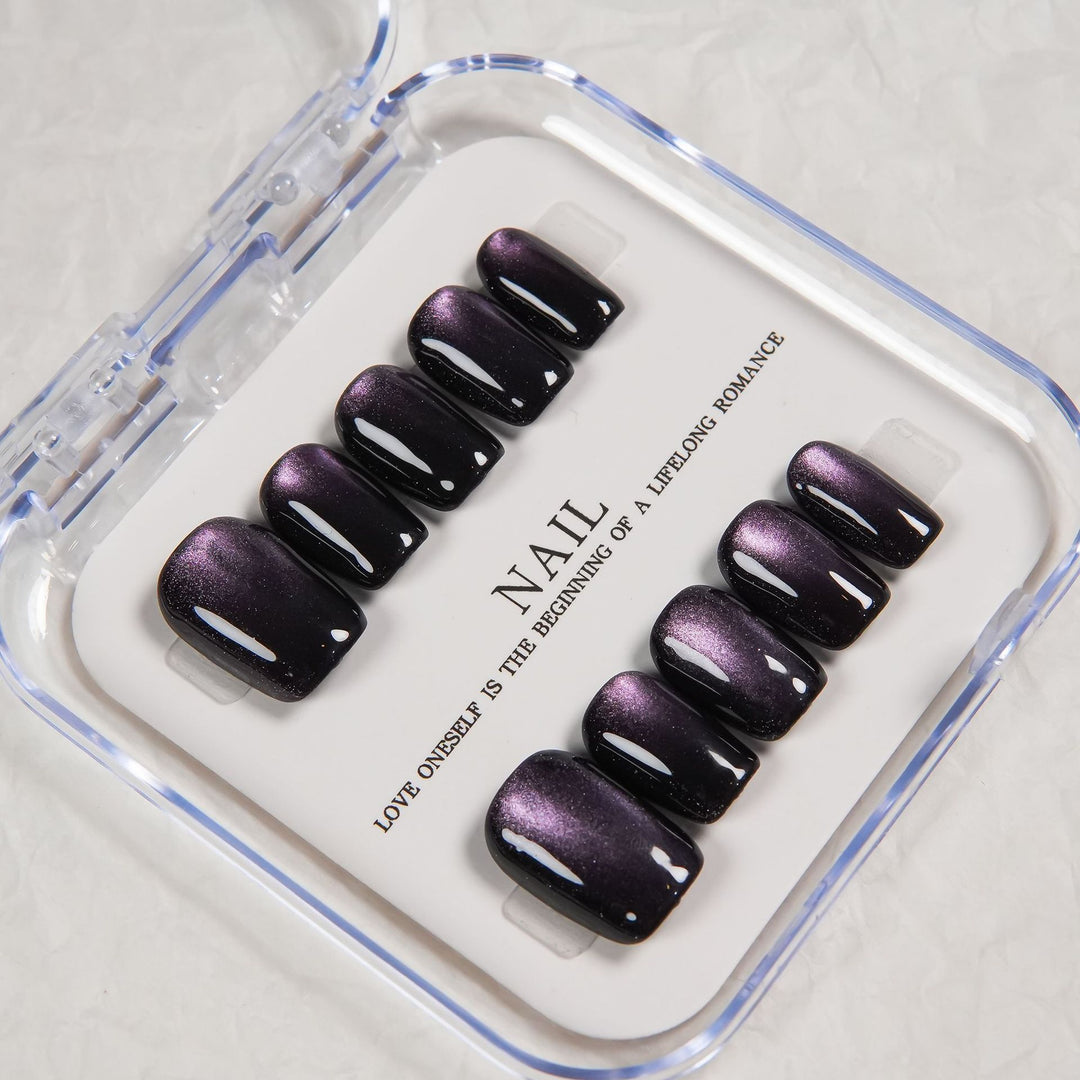 Premium Glossy Press-On Nail Set